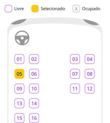 Garanta o assento
